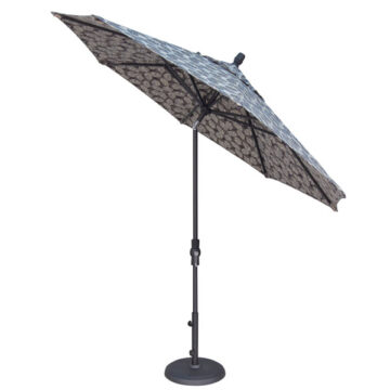 9' Collar Tilt Market Umbrella by Treasure Garden