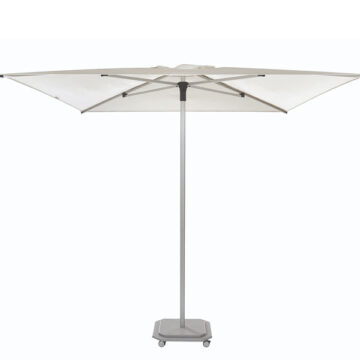 Jardinico 7.5' Square Center Post Push-Up/ No Tilt Aluminum Umbrella