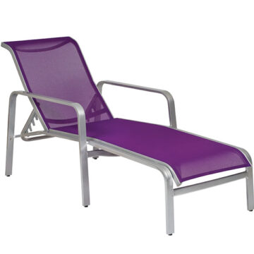 Landings Sling Aluminum Chaise Lounge by Woodard