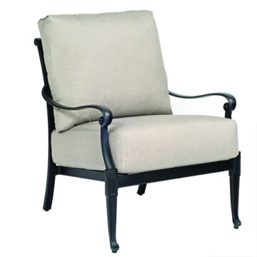 Wiltshire Cast Aluminum Lounge Chair by Woodard