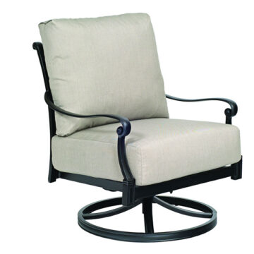 Wiltshire Cast Aluminum Rocker Lounge Chair by Woodard