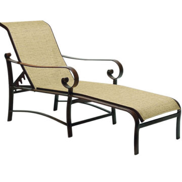 Belden Sling Aluminum Chaise Lounge by Woodard