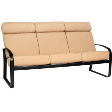 Cayman Isle Cushion Aluminum Sofa by Woodard