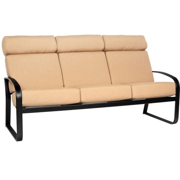Cayman Isle Cushion Aluminum Sofa by Woodard