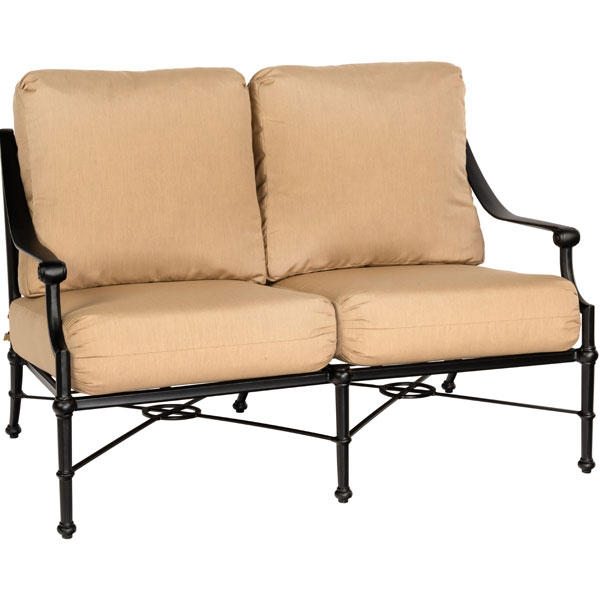 Delphi Cast Aluminum Loveseat by Woodard