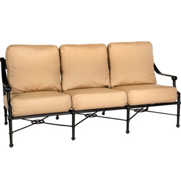 Delphi Cast Aluminum Sofa by Woodard