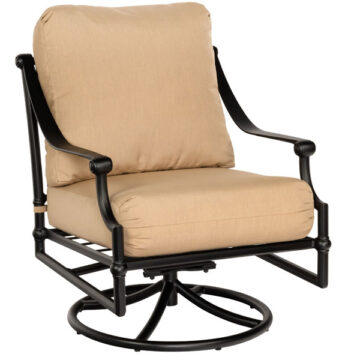 Delphi Cast Aluminum Swivel Lounge Chair by Woodard