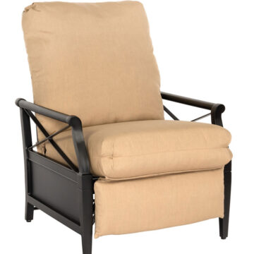 Andover Cushion Aluminum Recliner by Woodard