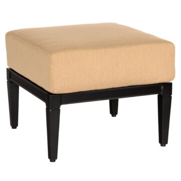 Andover Cushion Aluminum Ottoman by Woodard