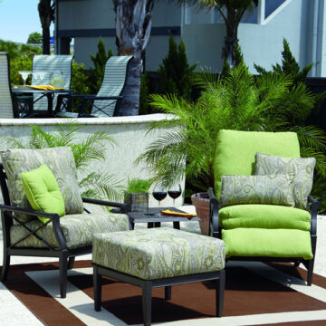 Woodard Andover Cushion Lounge Set by Woodard