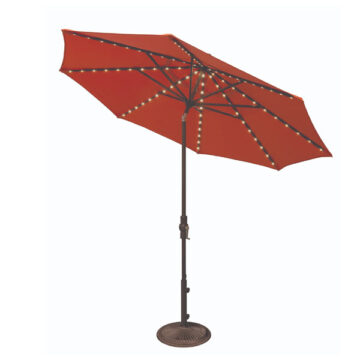9' Starlight Coller Tilt Octagon Umbrella Grade A by Treasure Garden