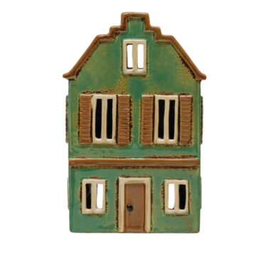 Stoneware Votive Candle House