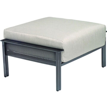 Jax Wrought Iron Ottoman by Woodard