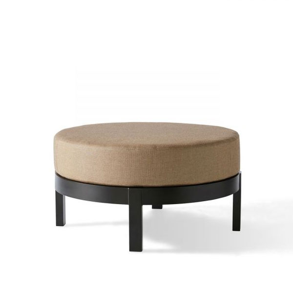 Eclipse Cushion Circular Ottoman by Mallin