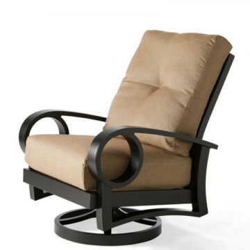 Eclipse Cushion Spring Swivel Lounge Chair by Mallin