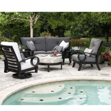 Eclipse Cushion Lounge Chair by Mallin
