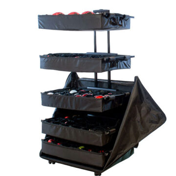 Adjustable Telescoping Ornament Storage [120 Ornaments]