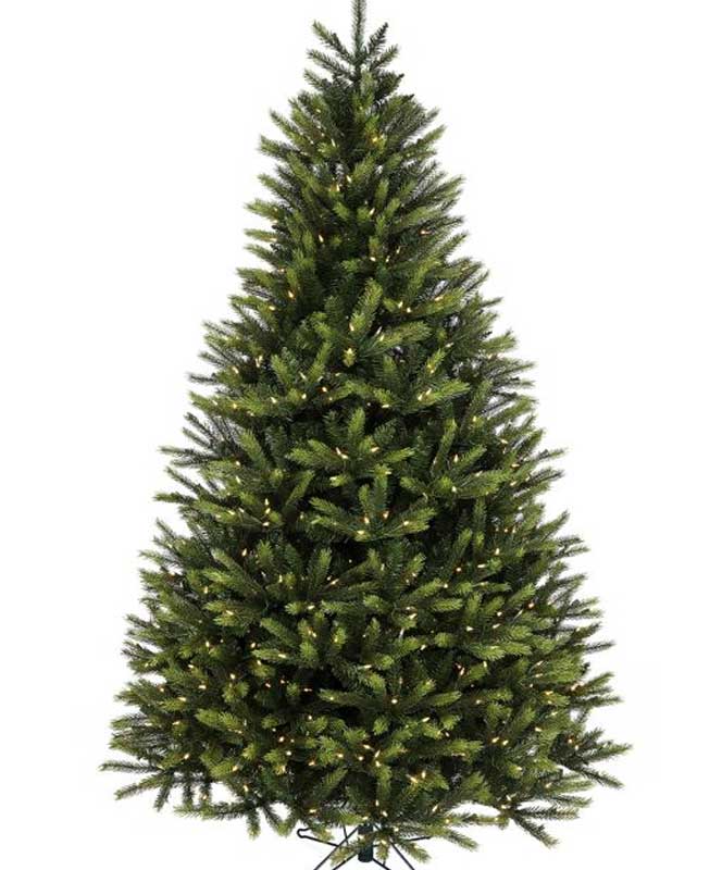 7.5' Kingston Spruce w/ 1000 LED Clear Lights
