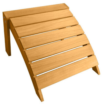 Teak Adirondack Footstool by Three Birds Casual