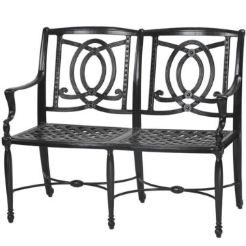 Bel Air Cast Aluminum Bench by Gensun