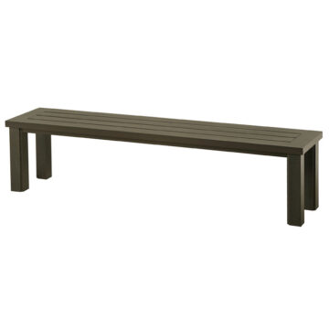 Sherwood Cast Aluminum Slat Bench by Hanamint