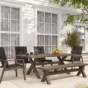 Trevi Dining Bench by Ebel