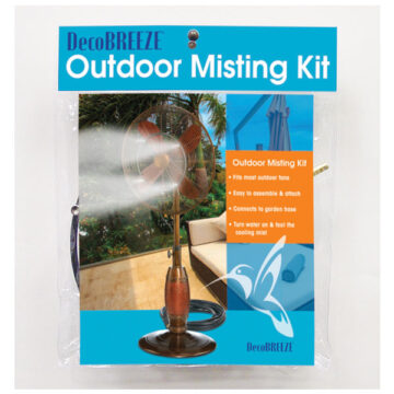 Outdoor Fan Mist Kit by DecoBreeze