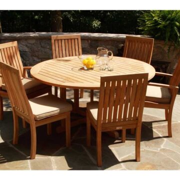 Monterey 7PC Teak Dining by Three Birds Casual