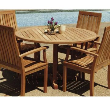 Monterey 5PC Teak Dining by Three Birds Casual