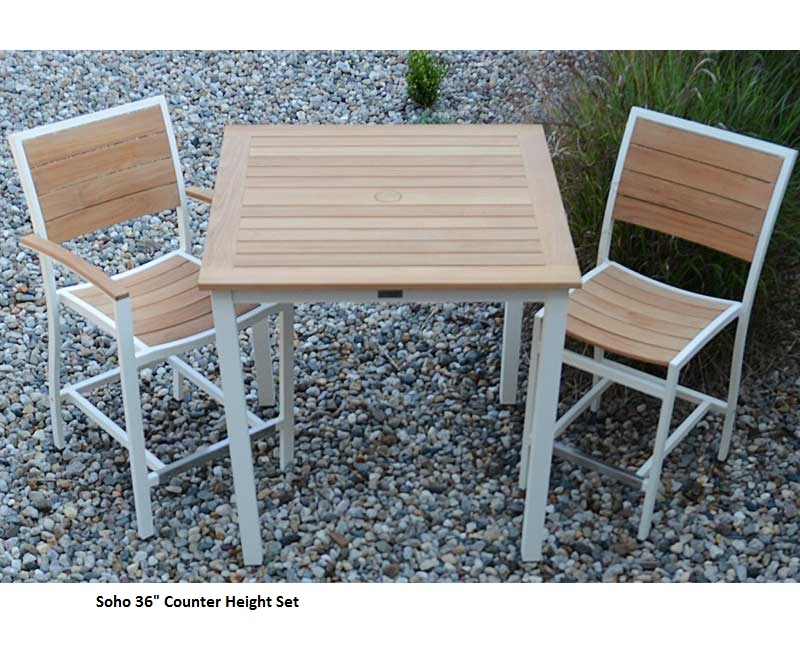 Soho Counter Height 3PC Set by Three Birds Casual