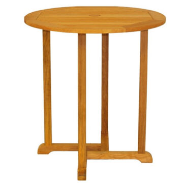 Teak Oxford 36 inch Round Bar Table by Three Birds Casual