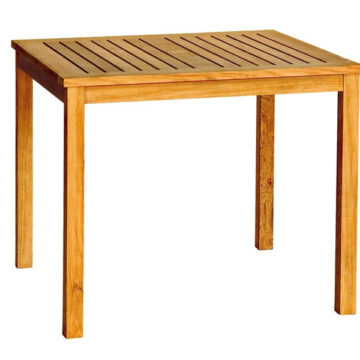 Teak Brunswick 36" Square Dining Table by Three Birds Casual