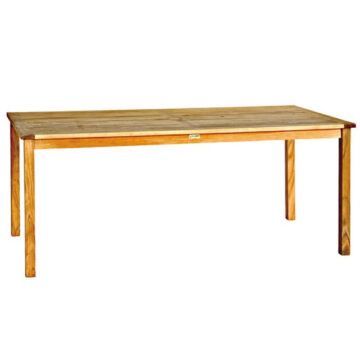 Brunswick 72" Teak Rectangle Dining Table by Three Birds Casual
