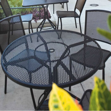 Albion Iron Cafe Series 5 Piece Dining by Woodard