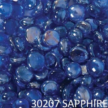 Sapphire Glass Fire Beads for Round/Square and Rectangular Burners by Woodard