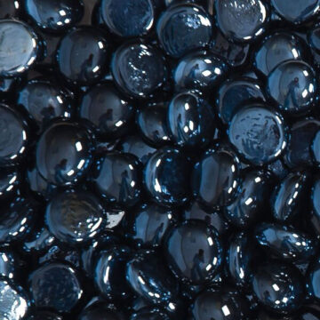 Black Glass Fire Beads for Round/Square and Rectangular Burners by Woodard