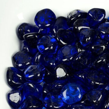 Cobalt Glass Fire Beads for Round/Square and Rectangular Burners by Woodard