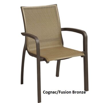 Sunset Stacking Arm Chair by Grosfillex