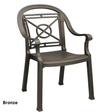 Victoria Stacking Arm Chair by Grosfillex