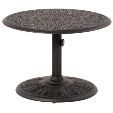 Tuscany 30" Round Umbrella Side Table by Hanamint