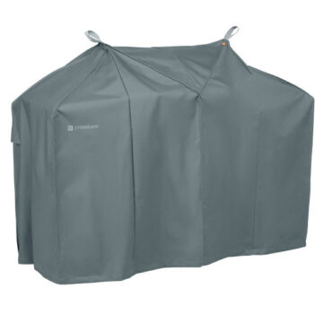 58" Storigami Easy Fold BBQ Grill Cover- Grey- Medium