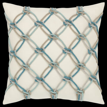Rope Pillow by Elaine Smith