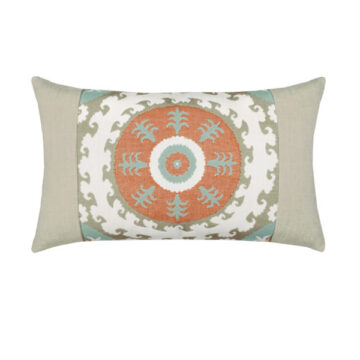 Suzani Lumbar Pillow by Elaine Smith