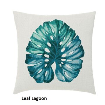 Leaf Pillow by Elaine Smith