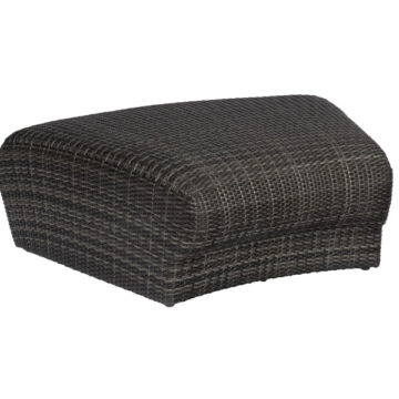 Genie Curved Ottoman by Woodard