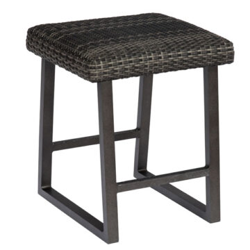 Canaveral Wicker Harper Backless Counter Stool by Woodard