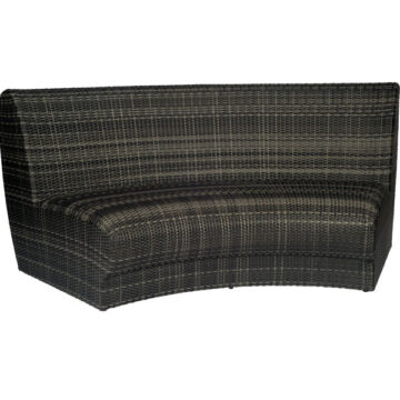 Genie Curved Sofa by Woodard