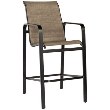 Landings Landings Sling Aluminum Barstool by Woodard