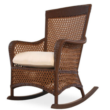 Grand Traverse Wicker Porch Rocker by Lloyd Flanders