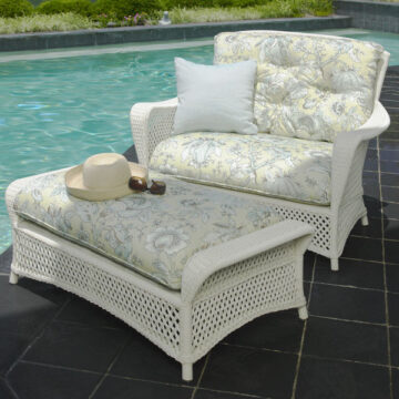 Grand Traverse Wicker Lounge Set by Lloyd Flanders